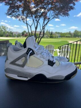 Air Jordan 4 Golf 'White Cement' Golf Shoe (Men’s)